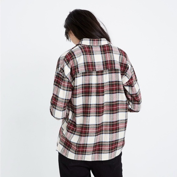 MADEWELL Flannel Shirt-Jacket in Tartan Plaid | XL | 100% Cotton - EUC! - Picture 11 of 12